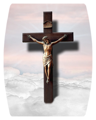 DAREC 107 PK Crucifix Clouds Pink